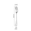 Venta al por mayor transfronteriza serie 1010 cubertería de acero inoxidable 304 juego de cuchillo tenedor cuchara para restaurante occidental logo láser