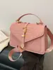 Bolso cruzado y de hombro versátil de alta costura transfronterizo para el verano 2026, el popular y elegante bolso cuadrado pequeño de este año