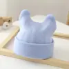 Ins Explosiones Coreano Bebé Lindo Oreja Lana Tejida Sombrero Color Caramelo Todo Fósforo Cálido Sombrero para Bebés Niños y Niñas