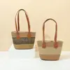 2026 Nueva Moda Bolso de Hombro para Viajes Cotidianos Bolso Tote Bolso de Paja para Vacaciones Bolso Tejido para Mujer Personalizado En Stock