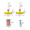 Ferramenta de reparo de pneu de carro cabo bicolor reparo de pneu de emergência pneu a vácuo cabo amarelo ferramenta de reparo de pneu