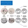Botões de Pressão Magnéticos em Estoque para Bolsas, Botões Magnéticos para Alfaiataria, Fechos Magnéticos 1,4/ 1,8cm Fechos Magnéticos de Pressão