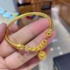 Pulsera de Cadena de Campana de Palacio Antiguo, Chapada en Oro Arena Vietnamita, Venta al por Mayor de Herencia, Estilo Fresco y Dulce para Mujer, Estilo Popular