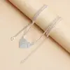 Joyería Transfronteriza Europea y Americana Bikini Sexy Chica Caliente Cadena de Cintura en Forma de Corazón con Diamantes Completos Accesorios Cinturón Versátil para Vestido