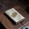 Paño de cocina absorbente de alta calidad, paño para té hecho a mano de algodón puro, paño pequeño para secar burbujas de té, trapo para mesa de té, alfombrilla para té, paño absorbente, toalla para tetera