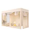 Mosquitero nuevo para dormitorios estudiantiles, cortina de cama integrada para habitaciones de dormitorio, adecuado tanto para literas superiores como inferiores, cortina opaca para camas de universidad