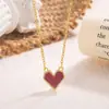 Nuevo Collar Multicolor Irregular de Piedra de Múltiples Capas Estilo Étnico Nicho Minimalista Collar de Estrella Corazón para Mujer