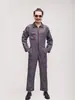 Ropa de trabajo de una pieza personalizada transfronteriza con múltiples bolsillos, ropa protectora duradera para sitios de reparación de automóviles, ropa de trabajo de comercio exterior, uniformes de taller y fábrica