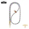 Cordón de alta gama original para teléfono móvil de 8 MM resistente para colgar en el cuello ajustable para exteriores anti-pérdida cuerda trenzada para muñeca dorada