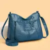 Bolsas femininas no atacado, bolsas vintage para mães de meia-idade, novas bolsas tote femininas versáteis de couro macio para ombro e crossbody da moda 2026