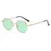 Retro Nueva Moda Tendencia Degradado Gama Alta Gafas de Sol Marco Grande para Hombres y Mujeres Estilo Coreano