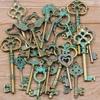 10 colores DIY accesorios de joyería de aleación aleatorio 30g 50g 100g todo tipo de colgante de llave steampunk colgante