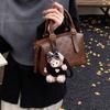 Bolsa de Grande Capacidade Feminina Outono e Inverno Versátil 2025 Nova Bolsa Transversal Retro Fosca Bolsa de Ombro Casual Bolsa Almofada para o Trabalho