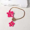 Transfronterizo Europeo y Americano Rosa Fresca Rojo Flor nicho dulce alta calidad luz lujo temperamento nuevo verano chica lindo pulsera