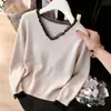 Suéter base de otoño/invierno 2026 para mujer talla grande que disimula el abdomen, adelgaza y favorece la figura, para usar como capa exterior
