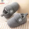 Sapatos de Algodão Infantis Babudou Inverno Quente Pantufas de Algodão Aconchegantes Botas de Algodão para Bebês Meninos e Meninas Botas de Neve