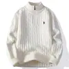 Recomendación popular: Suéter de punto de alta calidad, moderno, con media cremallera y cuello alto, para usar como prenda interior o exterior, ropa transfronteriza