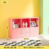Estante de Ferro Forjado para Uso Doméstico, Estante Modular Colorida Estilo Kallax de Chão com Armazenamento em Gaveta, Novo Estilo Chinês