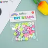 Exportação Transfronteiriça Resina Rosa Pulseira DIY Acessórios de Contas Cartão de Unha de Papel Cabeça Pulseira Acessórios de Contas Contas