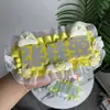 Ju Jingyi y Hou Mingyi Colgante Terminado Reflectante DIY para Fans Mercancía de Celebridades Texto Creativo Nombre Fieltro Lindo
