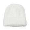 Gorro de Punto Grueso Cálido con Forro de Felpa, Nuevo Estilo Otoño e Invierno 2026, Imitación de Piel de Visón, Color Sólido, Gorro Versátil para Hombres y Mujeres