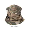 Cachecol Mágico Esportivo Outdoor Transpassado Camuflado com Capuz Proteção Solar Rápido Secagem Gola Tubo Máscara para Ciclismo