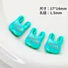 Bolso de Mano Colorido Pintura Acrílica Bolsa de Basura a Través del Agujero Joyería DIY Accesorios con Cuentas Cadena para Teléfono Móvil Llavero