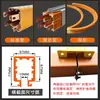 Grúa Dhg Tubo Multipolar Tipo Deslizante Cable Deslizante Riel de Contacto Deslizante Aleación de Aluminio Hxts/L Tres Polos Cuatro Polos