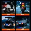 Luz de placa de motocicleta transfronteiriça parafuso triângulo olhos de demônio acessórios decorativos de motocicleta modificados universais luzes