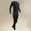 Ropa interior térmica transfronteriza para hombre, con forro polar, engrosada, conjunto de ropa de otoño, invierno, para exteriores, ajustada, deportiva, capa base de alta elasticidad