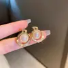 Lote Misto Brincos Populares para Mulheres, Brincos de Luxo de Alta Qualidade, Mesmo Estilo do Tiktok, Versão Coreana, Brincos de Flor de Pérola, Nicho e Versátil
