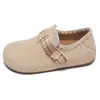 Mocasines gruesos estilo Birkenstock para mujer, que aumentan la altura, colección nueva primavera/verano 2026, con un lindo diseño de pata de oso y punta redonda