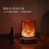 Luz Nocturna Aromática Natural sin Llama de Piedra Cruda de Cristal al por Mayor Piedra Difusora de Cristal Aceite Esencial Fragancia para Hogar Dormitorio Regalo