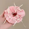 Acessório de cabelo elástico, estilo jovem, scrunchie moderno novo de 2025, headwear de tecido de malha elegante de verão para mulheres