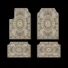 Alfombrillas de Piso Bohemianas de Venta Caliente Transfronterizas de Temu, Resistentes a Manchas, Resistentes al Desgaste y Fáciles de Cuidar, Juego de Cuatro Piezas de Alfombrillas para Coche, Listas para la Venta