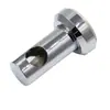 Parafuso de Aço Inoxidável com Furo Transversal Moderno Suprimentos Multifuncionais para Banheiro Posição do Furo 22mm Barra de Chuveiro Conector de Tubo Redondo para Banheiro
