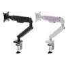 Soporte de Monitor de Brazo Único Personalizado de 17-35 pulgadas con Altura Ajustable y Soporte Giratorio para Pantalla de Computadora de Escritorio con Brazo Mecánico