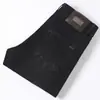 Comércio Exterior Produtos Europeus Outono e Inverno Jeans Espessado de Alta Qualidade para Homens, Casual de Luxo Leve, Slim Fit, Versátil, Estiloso, Tendência, Marca