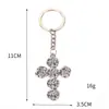 Llavero de Cruz Europeo y Americano Estilo Pareja Personalizado Corazón de Durazno Bolso Cruzado para Hombro Accesorios para Llaves de Mujer Venta al por Mayor