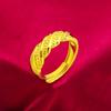 Set de Collar y Pulsera de Cadena Plana con Hebilla Roja de Red para Jefe Cadena Versátil Pulsera Collar Suministro Oro Arena Vietnamita Chapado