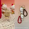 Colgante de oro puro 999 de Hello Kitty, serie de gatitos de yeso de Sanrio, cordón, regalo promocional de tienda de oro
