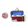 Red de Bádminton Personalizada al por Mayor Exterior Interior Portátil Móvil Plegable Uso en Competición Bordes en los Cuatro Lados Red de Bádminton