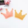 Versión coreana de accesorios para pinzas para el cabello color caramelo, accesorios para el cabello de corona de polvo fino ultrasónico, accesorios para el cabello hechos a mano de tela para ropa, accesorios para el tocado