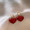 Pendientes Vintage de Plata con Aguja y Diamantes, Forma Cuadrada, Pendientes Retro de Alta Gama para Otoño e Invierno, Pendientes Exquisitos Versátiles para Mujer