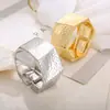Venta al por mayor desde la fábrica de origen: Pulseras de Oro, Pulseras de Moda Europeas y Americanas Transfronterizas para Mujer, Joyería Popular de Pulseras de Oro