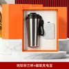 Set de regalo empresarial, taza de café de titanio puro, recuerdo con logo personalizado, regalo práctico de verano para clientes
