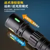 Linterna LED Blanca de Largo Alcance con Zoom Telescópico Portátil de Aleación de Aluminio, Carga Tipo-C, Transfronteriza
