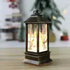 Lámpara de Viento Navideña Lámpara de Cristal Lámpara de Papá Noel Decoración para Fiesta de Navidad Adornos Navideños Regalos de Navidad
