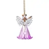 Pingente de Decoração de Árvore de Natal Sino de Vento para Pátio Pingente para Jardim Externo Pingente de Cristal Suprimento Transfronteiriço Pinha de Vidro