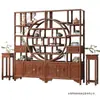 Nuevo mueble de tesoros múltiples estilo chino para sala de estar, mueble de tesoros múltiples de madera maciza, vitrina a juego para cama Luo Han